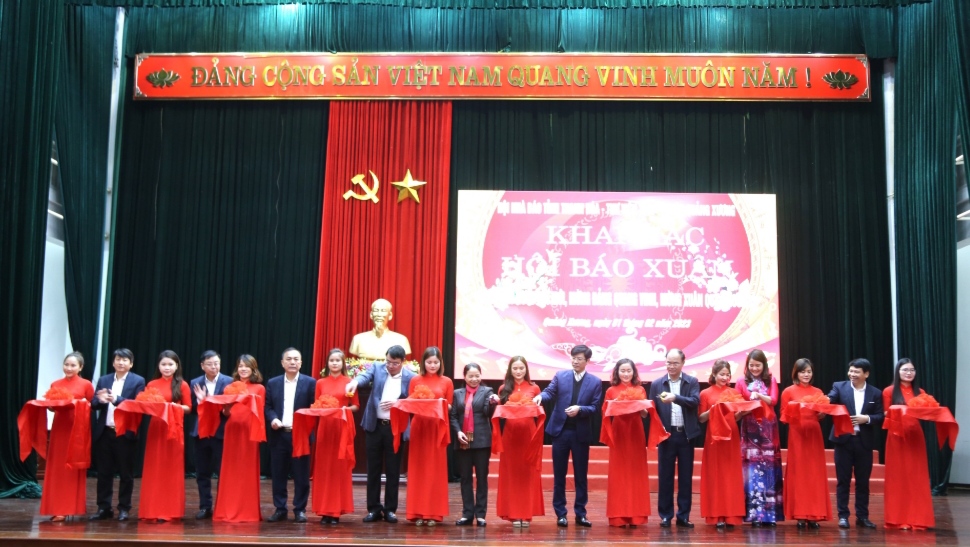 Khai mạc Hội báo Xuân Quý Mão 2023 tại huyện Quảng Xương 